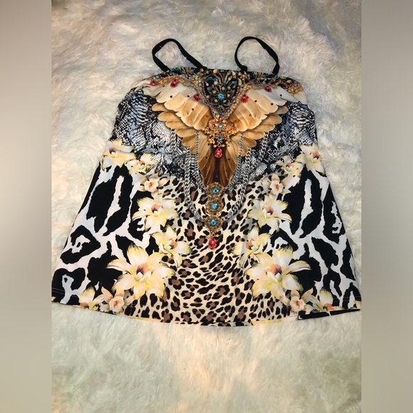 ✨VENUS Animal print Tankini with Graphic Embellishments✨ - Picture 3 of 16